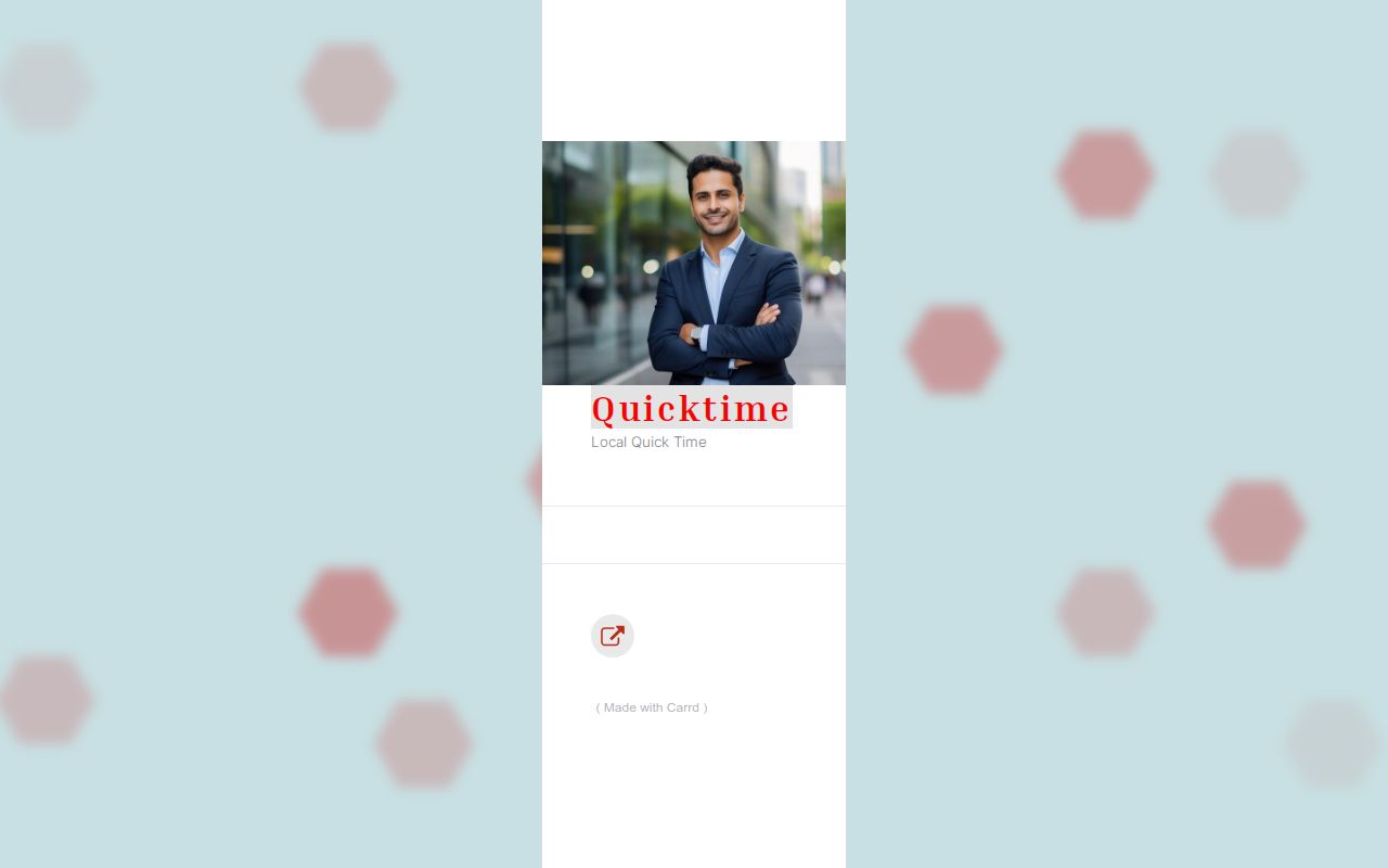 Carrd profile picture for @quicktime